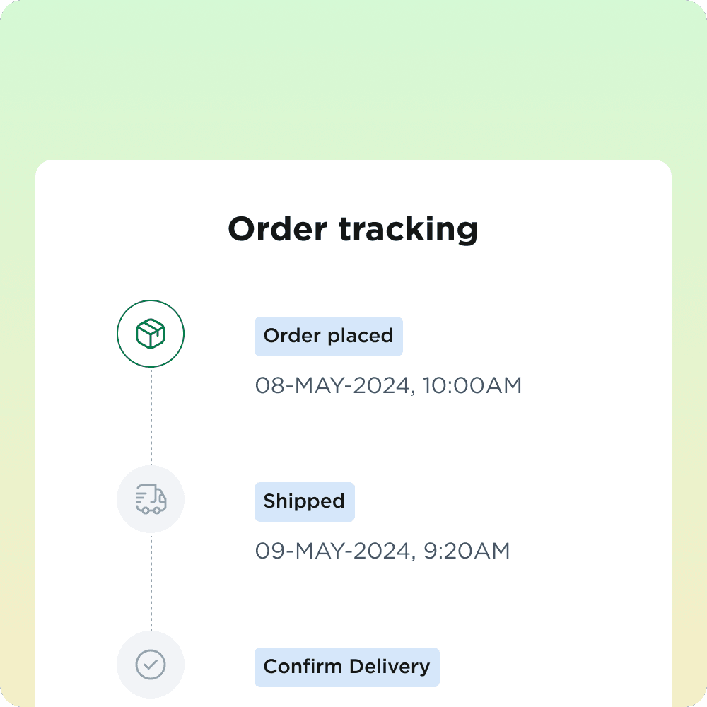 Order Tracking