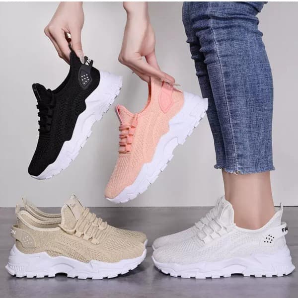Women’s Breathable Knit Chunky Sneakers