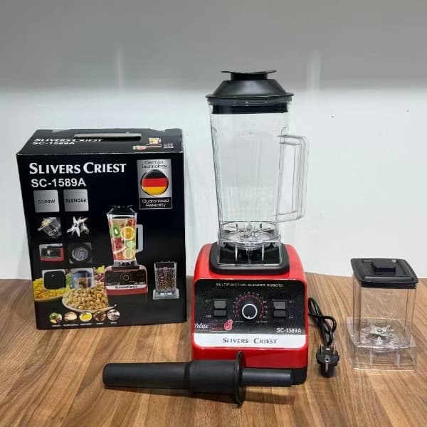5500W 2-in-1 Silver Crest Blender – Power Meets Versatility