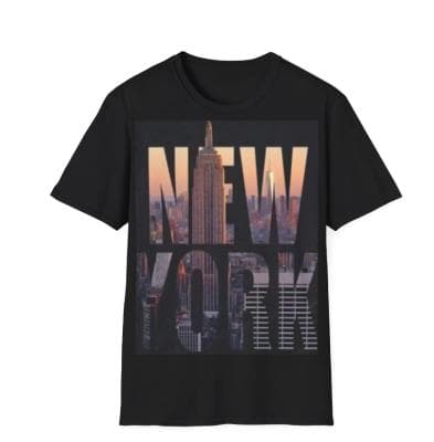 New York Building & Letter Graphic Tee