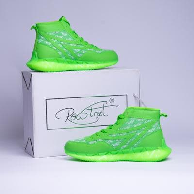Rocstreet Signature 1 Slime Green Sneakers