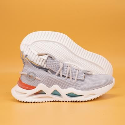 Senn Grey Breathable Chunky Sneakers