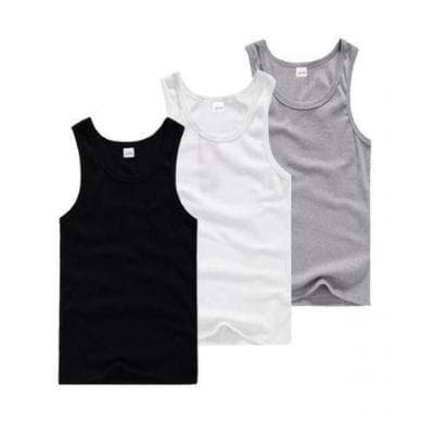 3 In 1 Cotton Singlet Men Underwear Multicolour