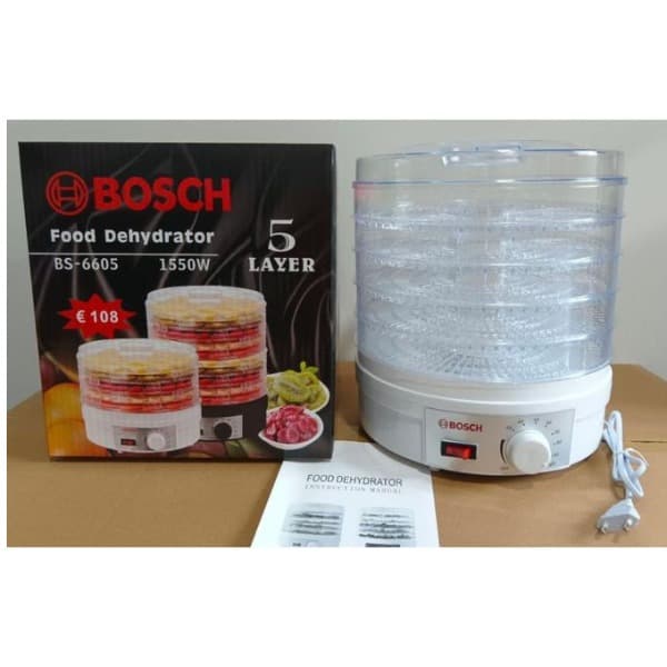 Bosch 5 Layers Bosch Food Dehydrator - 1550w