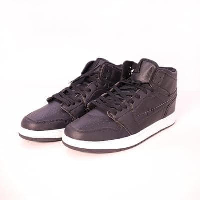 High Quality All Black Comfortable High top Fashion Basketball Training Sneakers