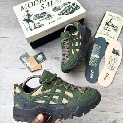 Asics FW24 Gel Pickax Green Sneakers